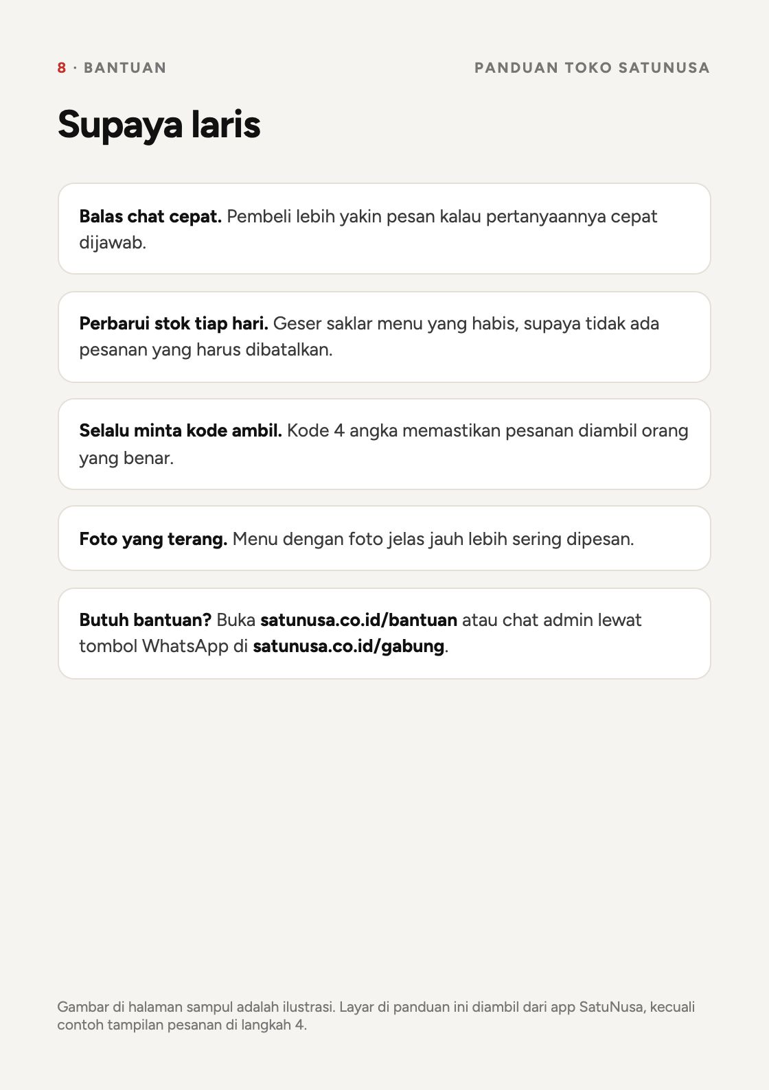 Tips supaya laris
